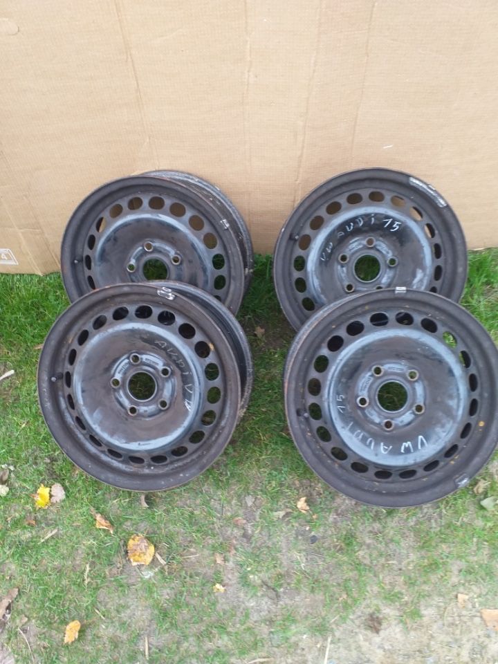 Felgi stalowe 15 Audi VW 5x112 et45