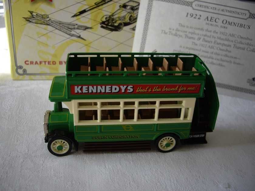 Matchbox Yesteryear AEC OMNIBUS 1922r. Unikat !!!