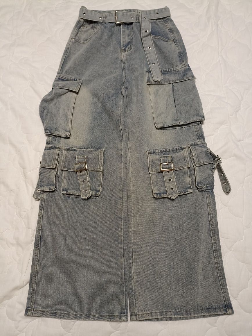 Продам джинсы карго Street Style Baggy Cargo Pants jnco sk8 y2k