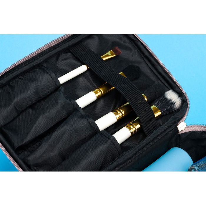 pojemna kosmetyczka damska na suwak - peterson