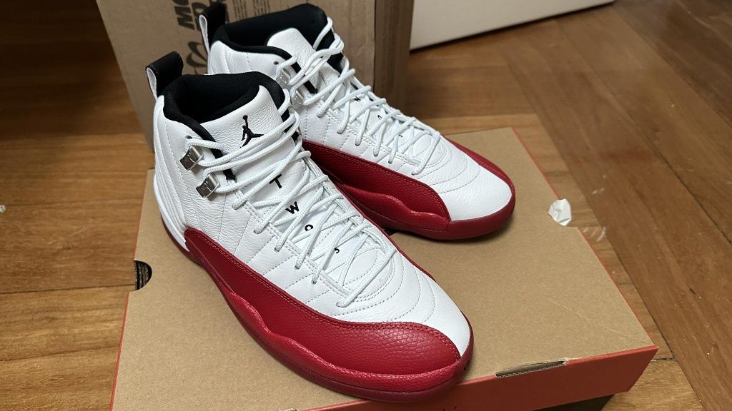 Jordan 12 Cherry Authentic