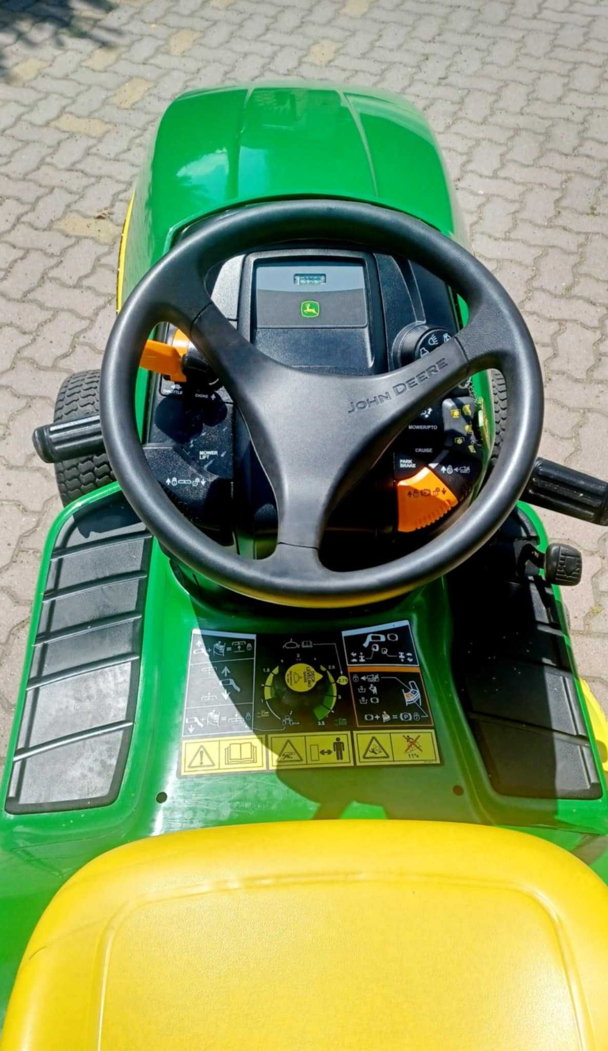 JOHN DEERE X305R Traktorek Kosiarka Silnik KAWASAKI Super Stan OKAZJA