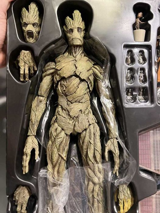 Figuras Hot Toys Guardyans of the Galaxy Rocket & Groot