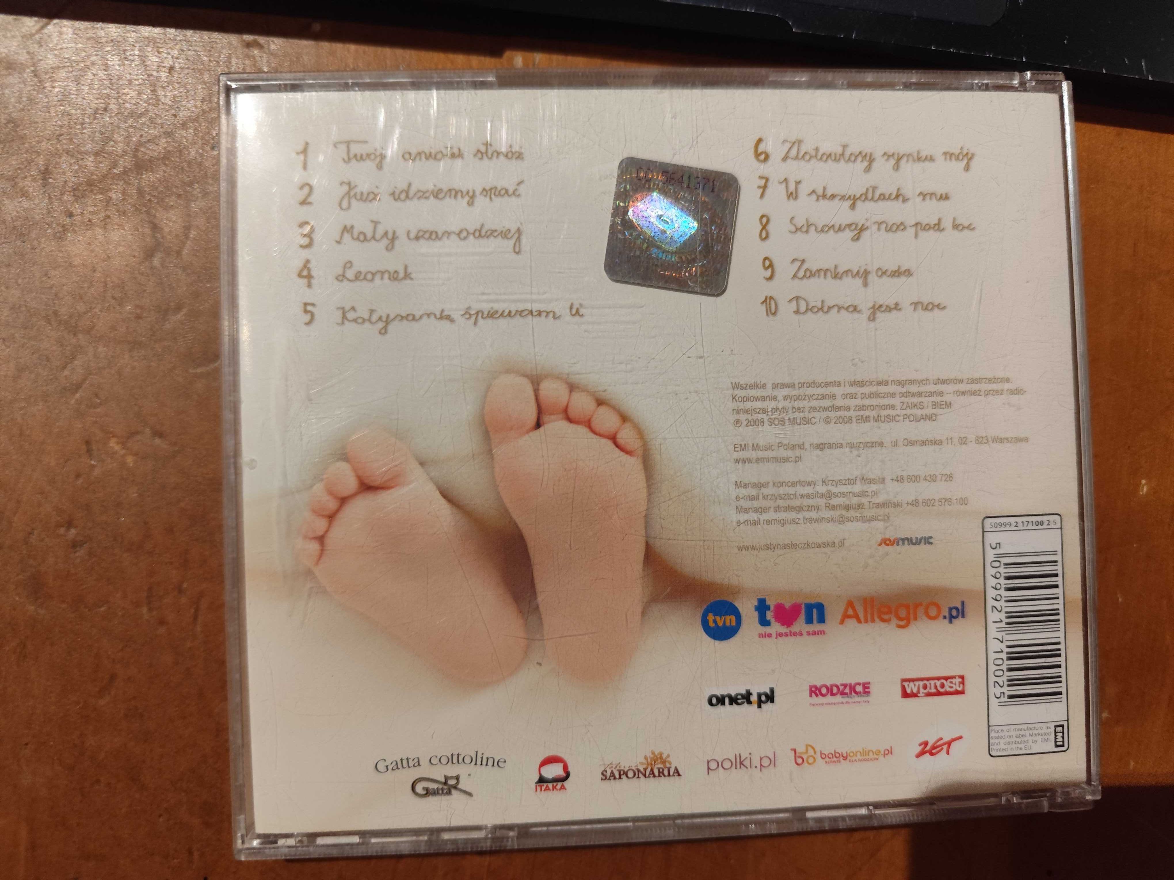 Puchowe kołysanki Justyna Steczkowska Płyta CD