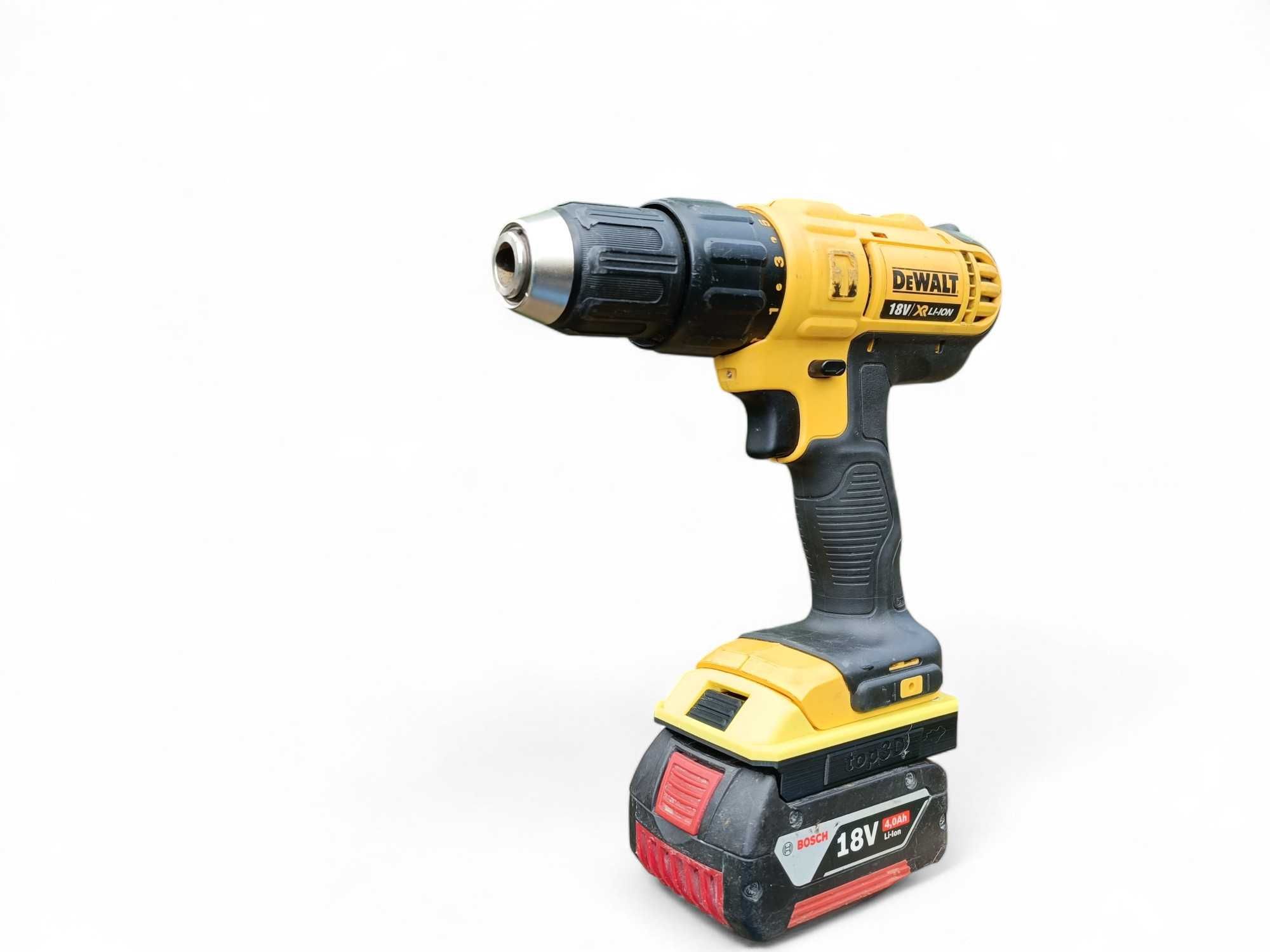 Adapter Dewalt XR18 na baterie Bosch PRO przejściówka