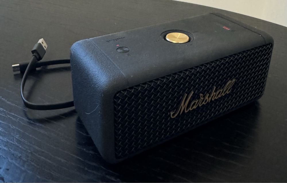 Портативна колонка Marshall Emberton Black and Brass