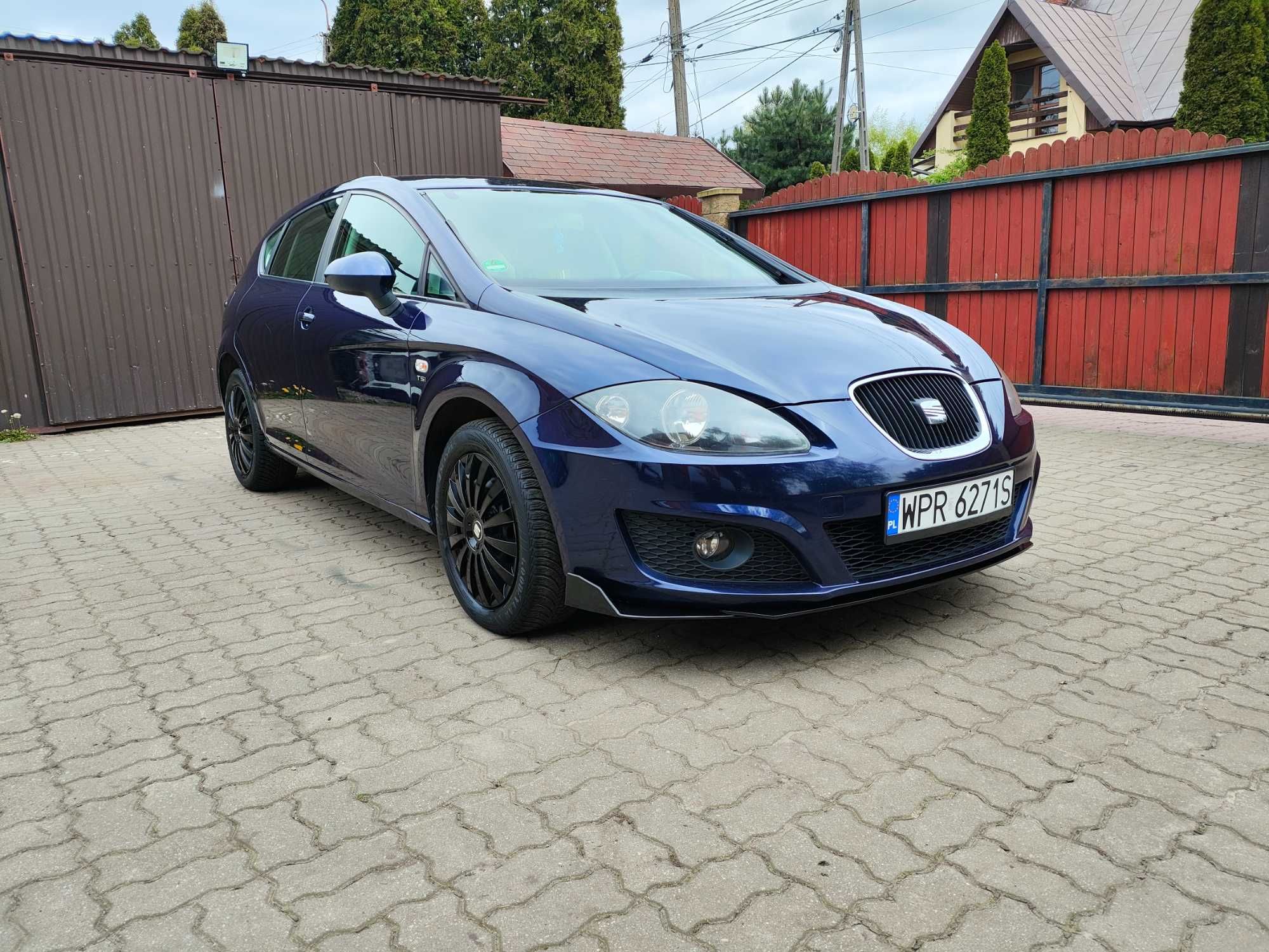 Seat Leon 1.4 TSI, 2009 r. klima, czujniki parkowania