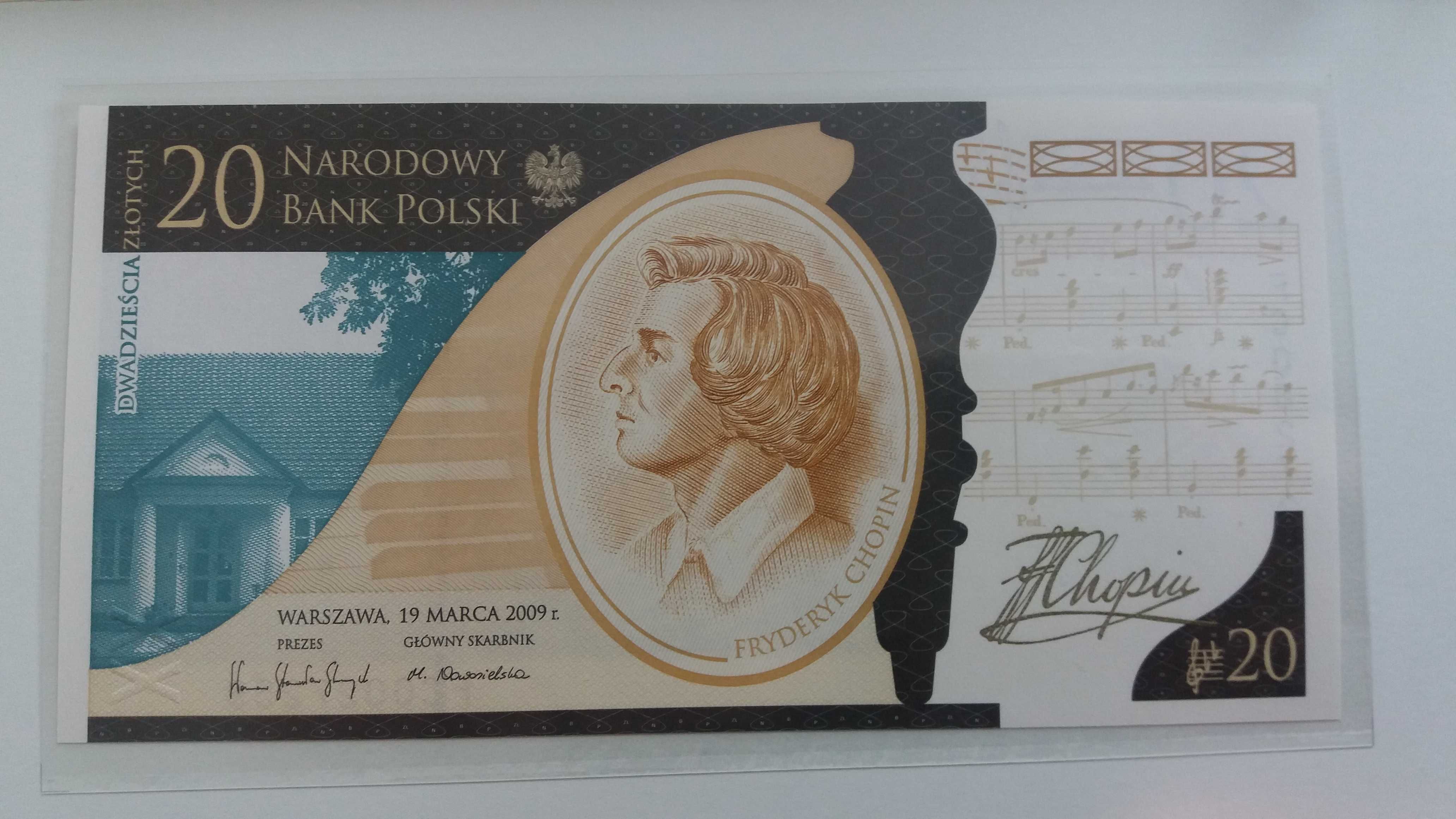 Banknoty kolekcjonerskie NBP, stan idealny - najtańszy komplet