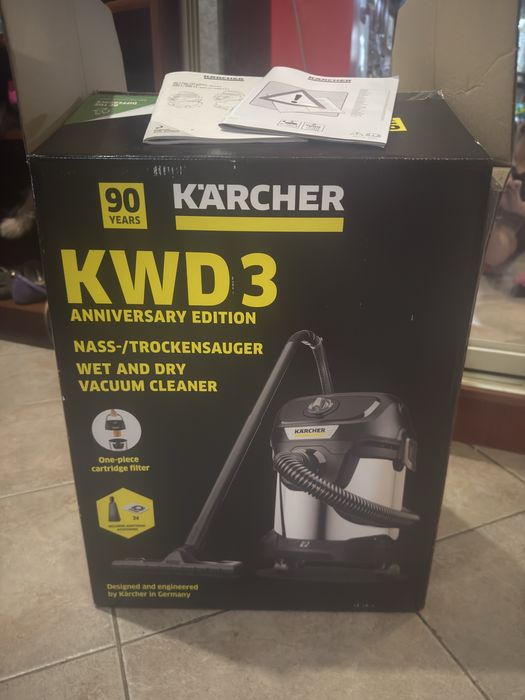Пылесос для влажной и сухой уборки Karcher KWD 3 1000 Вт