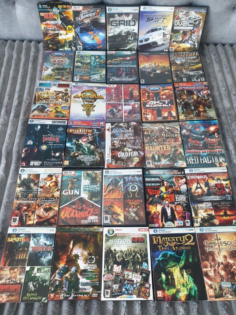 К продаже DVD игры на компьютер