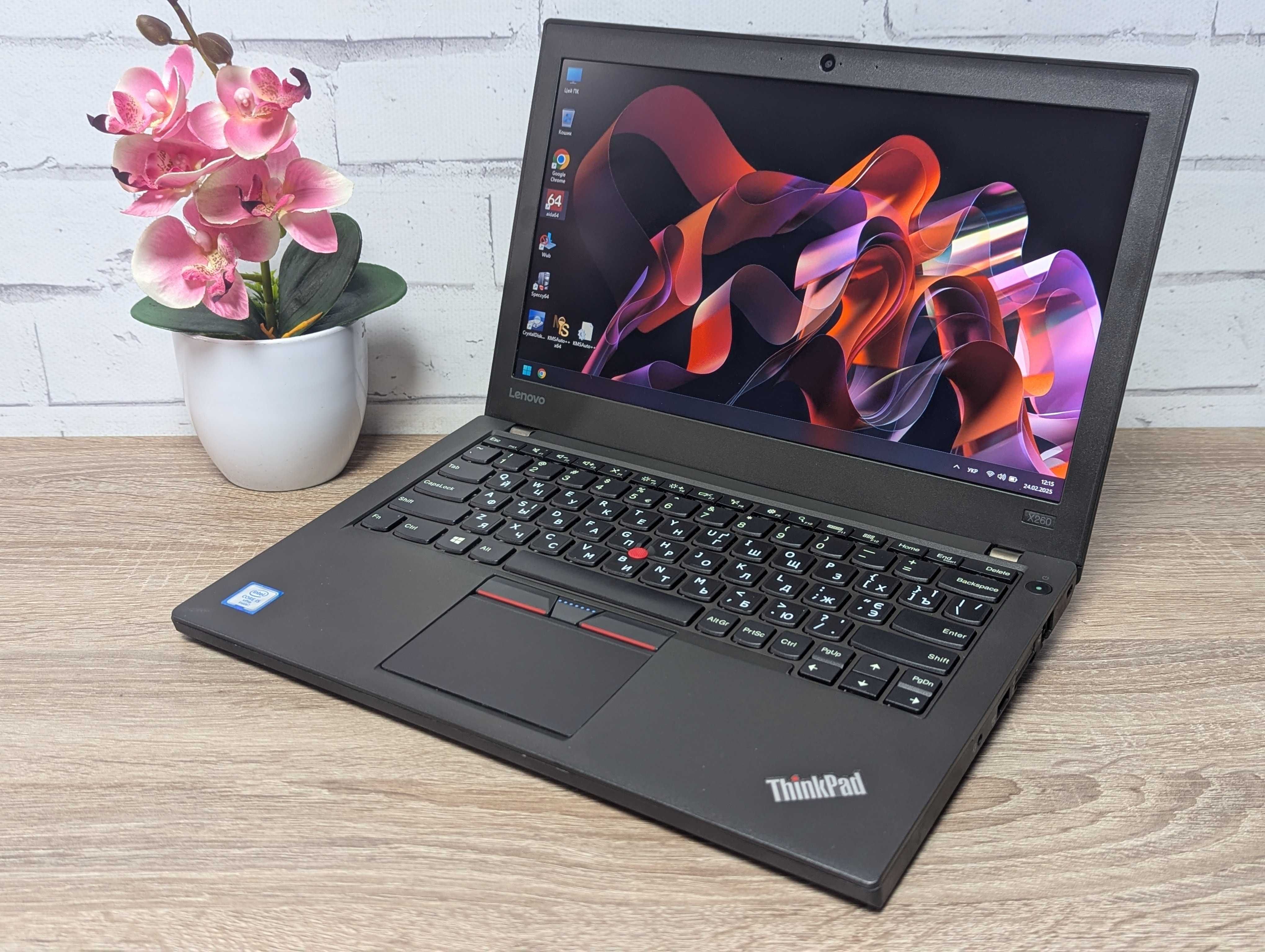 Ноутбук Б\В Lenovo ThinkPad X260/i5-6300U/8 GB DDR4/SSD 128Gb(L170)