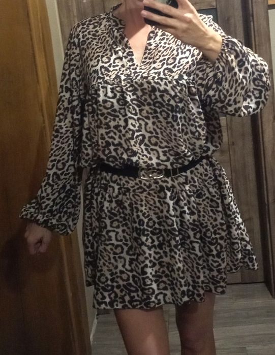 Sukienka panterka