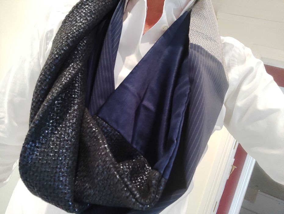 Cachecol multi variável tecidos clássicos