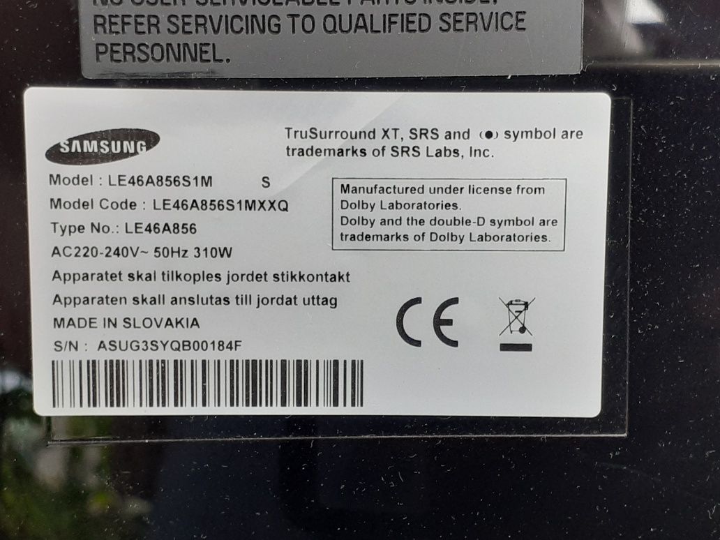 Samsung LE46A856 TV LCD placas