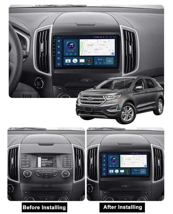Radio Android 13 Ford Edge 15-18r gps wifi bluetooth