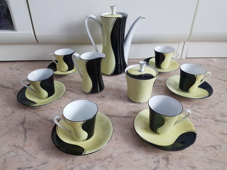Serwis do mokki dla miłośników starej porcelany
