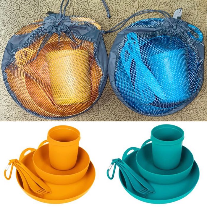Набір посуду Sea to Summit Delta Camp Set Orange and Pacific Blue