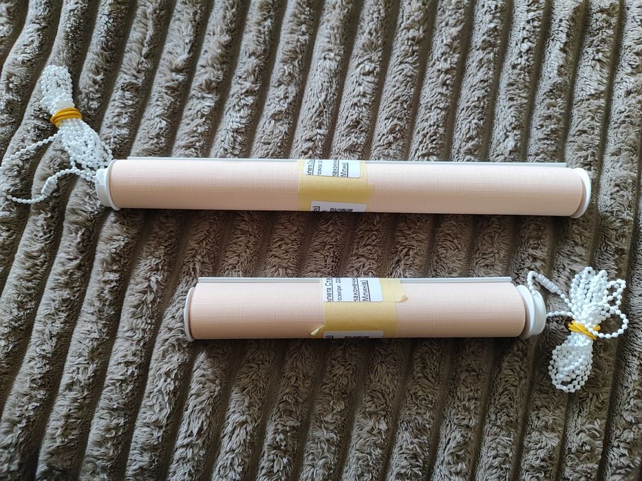 Ролети нові персиковий колір