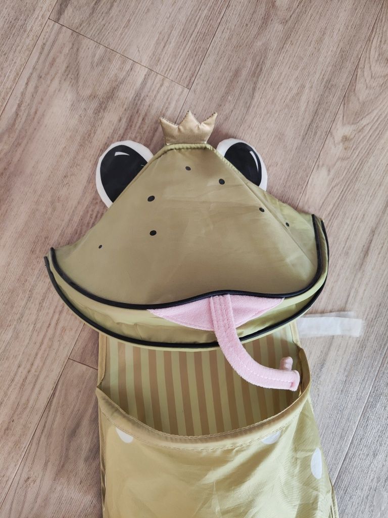 Organizer schowek na zabawki IKEA żaba