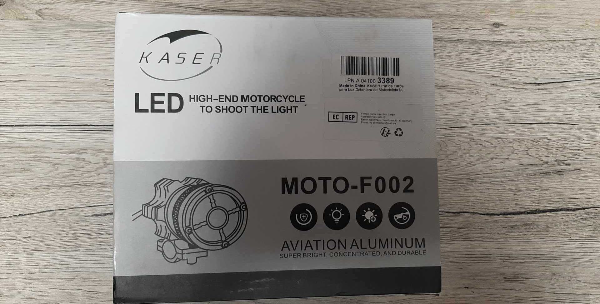 Halogeny motocyklowe LED kaser MOTO-F002