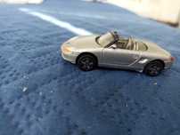 Metalowy model samochodu Porsche boxter