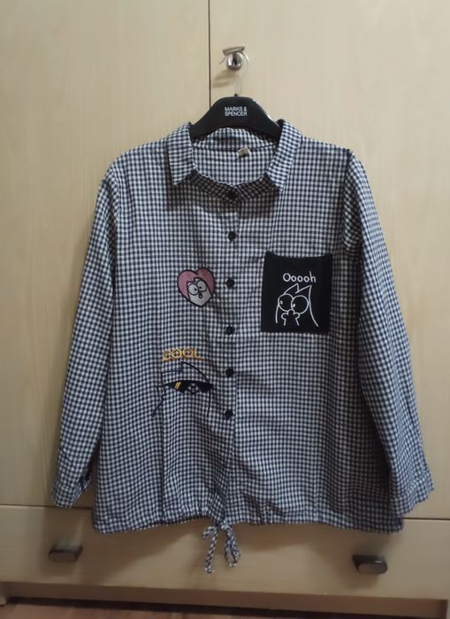 Рубашка -ветровка. 46р.