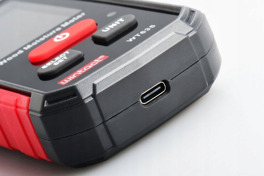 Bezinwazyjny Wilgotnościomierz Indukcyjny Drewna Mat. Budowlanych