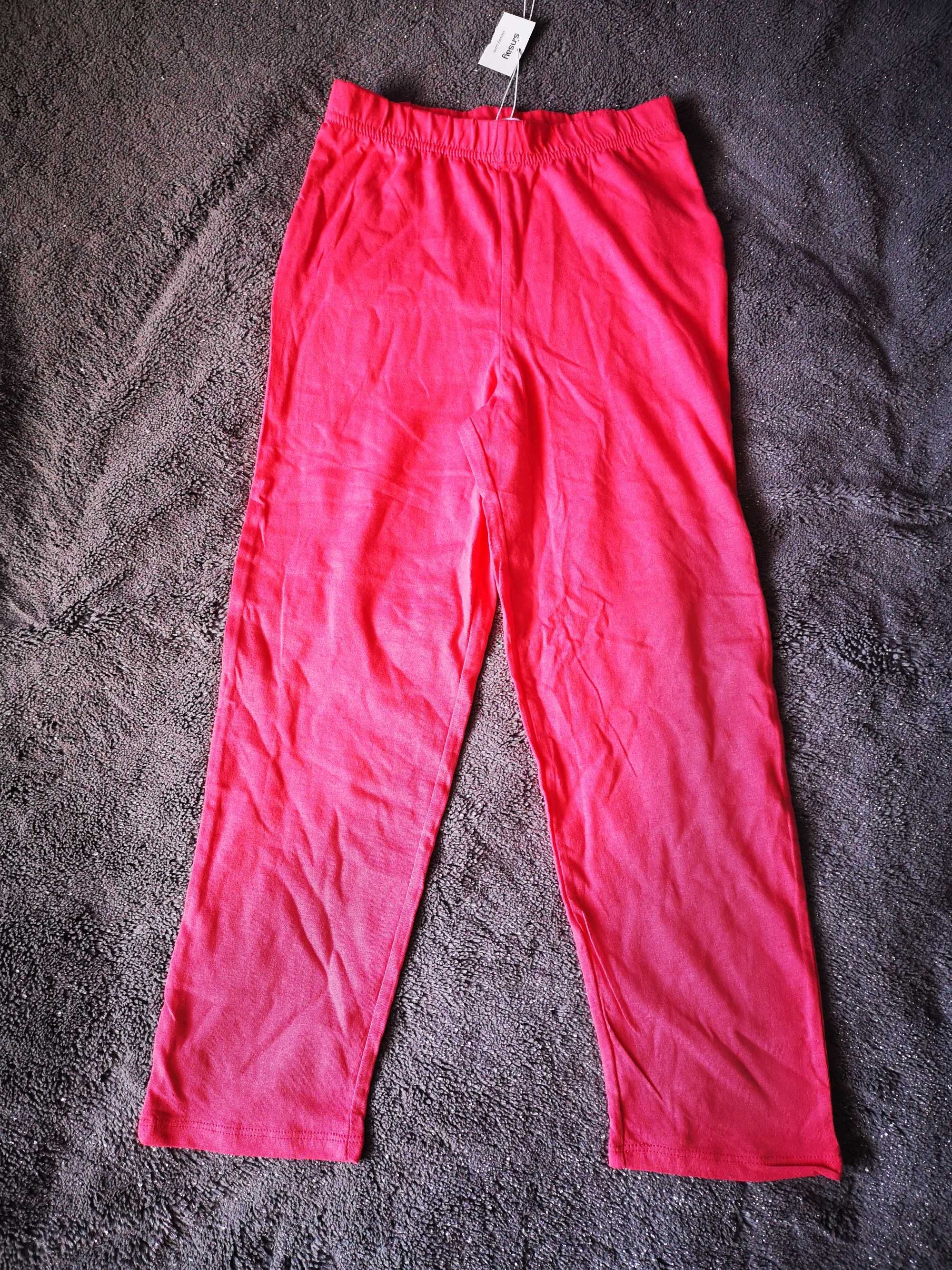 Piżama komplet krótki rękaw długie spodnie r. 128 Panda Nowa