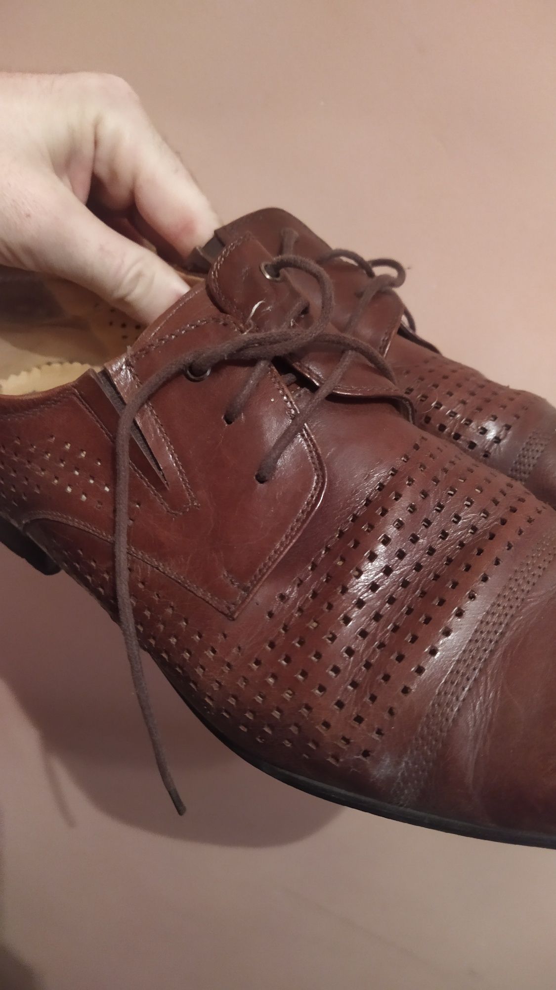 Туфли мужские из натуральной кожи