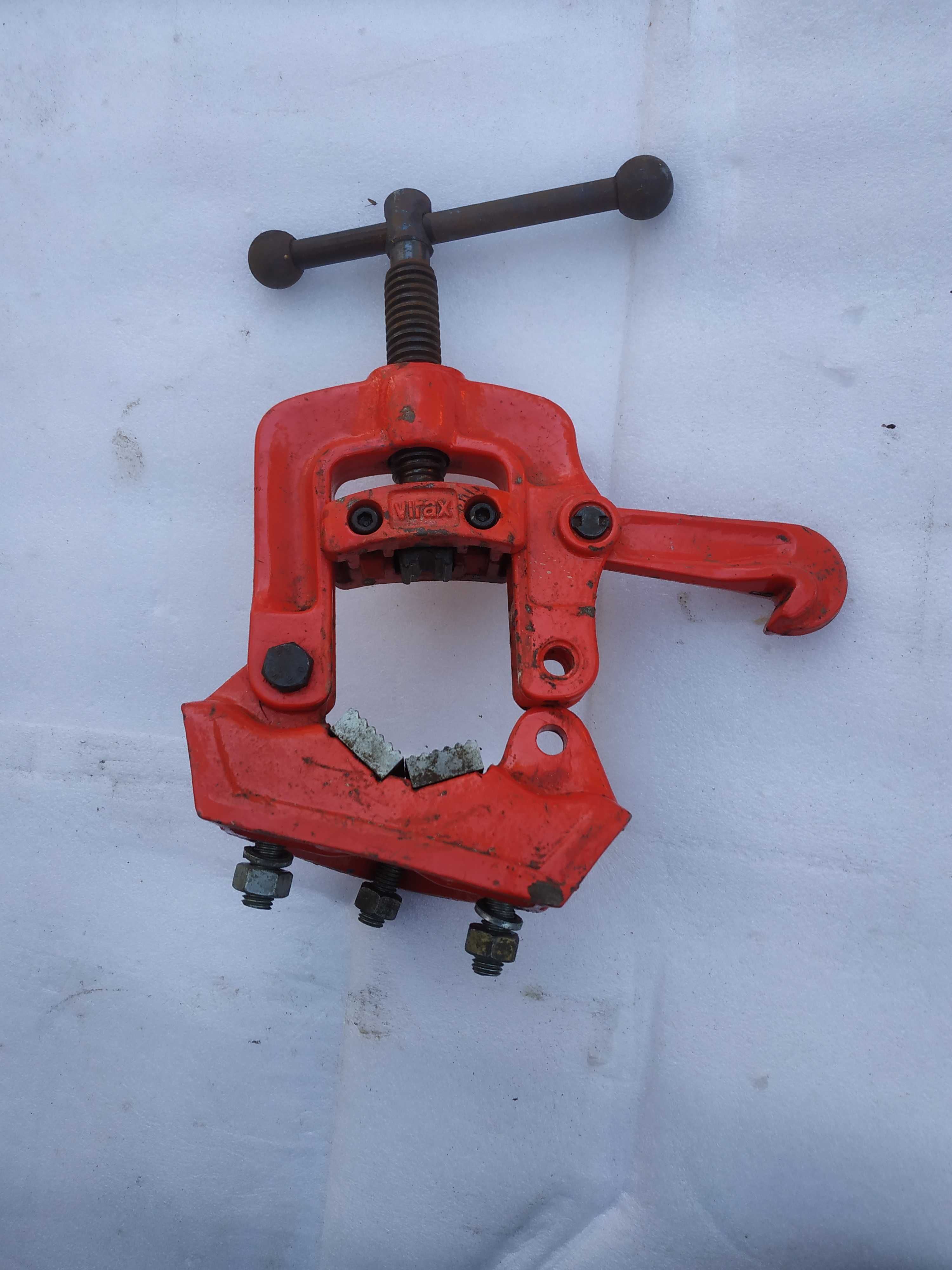 Imadło hydrauliczne 1/8'' 2'' VIRAX stojak hydrauliczny do gwintowania