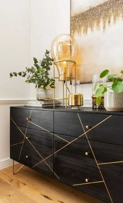 Wyprzedaż Kare design Kare design Komoda Gold Vein 145x82 cm