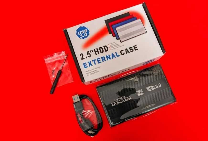Металлический карман USB 3.0 SATA 3 SSD HDD 2.5" до 3Tb