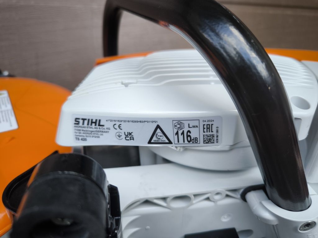 Stihl TS 420 Nowa Piła do Betonu Metalu