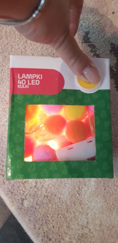 Lampki Led kulki wielobarwne