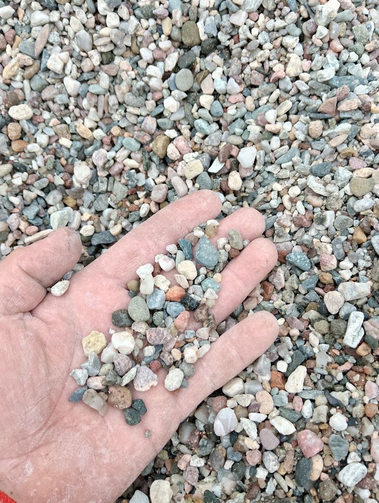 Kamień ogrodowy żwir płukany okrągły łamany dalmatyńczyk grys granitow