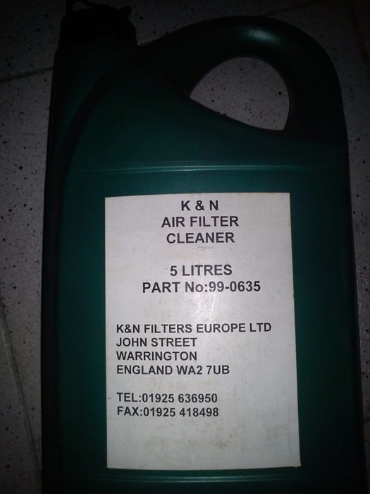 Liquido limpeza filtros K&N