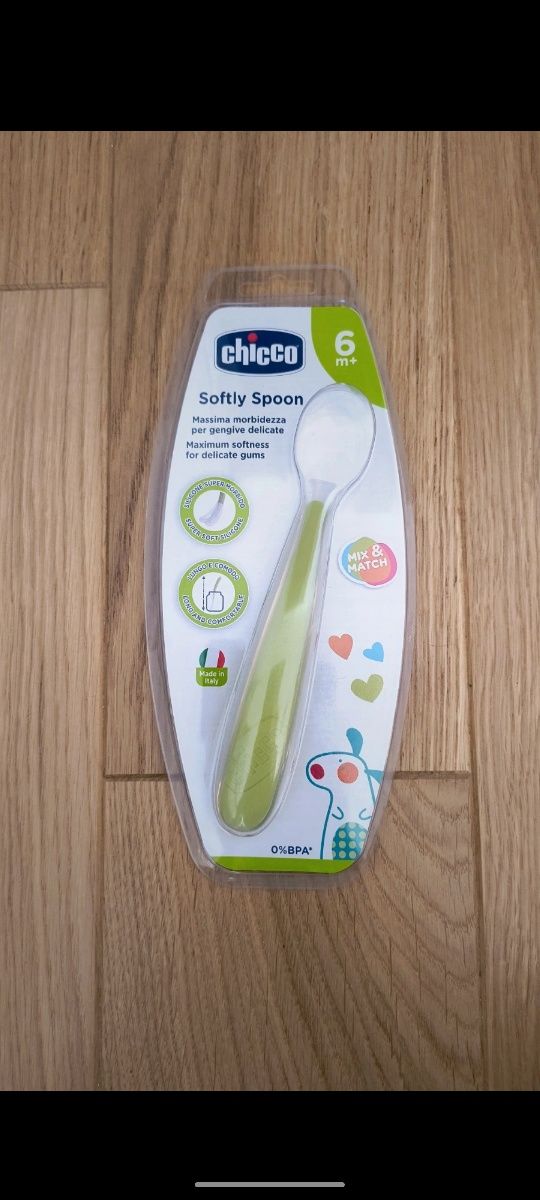 Chicco Miękka Łyżeczka Silikonowa 6m+