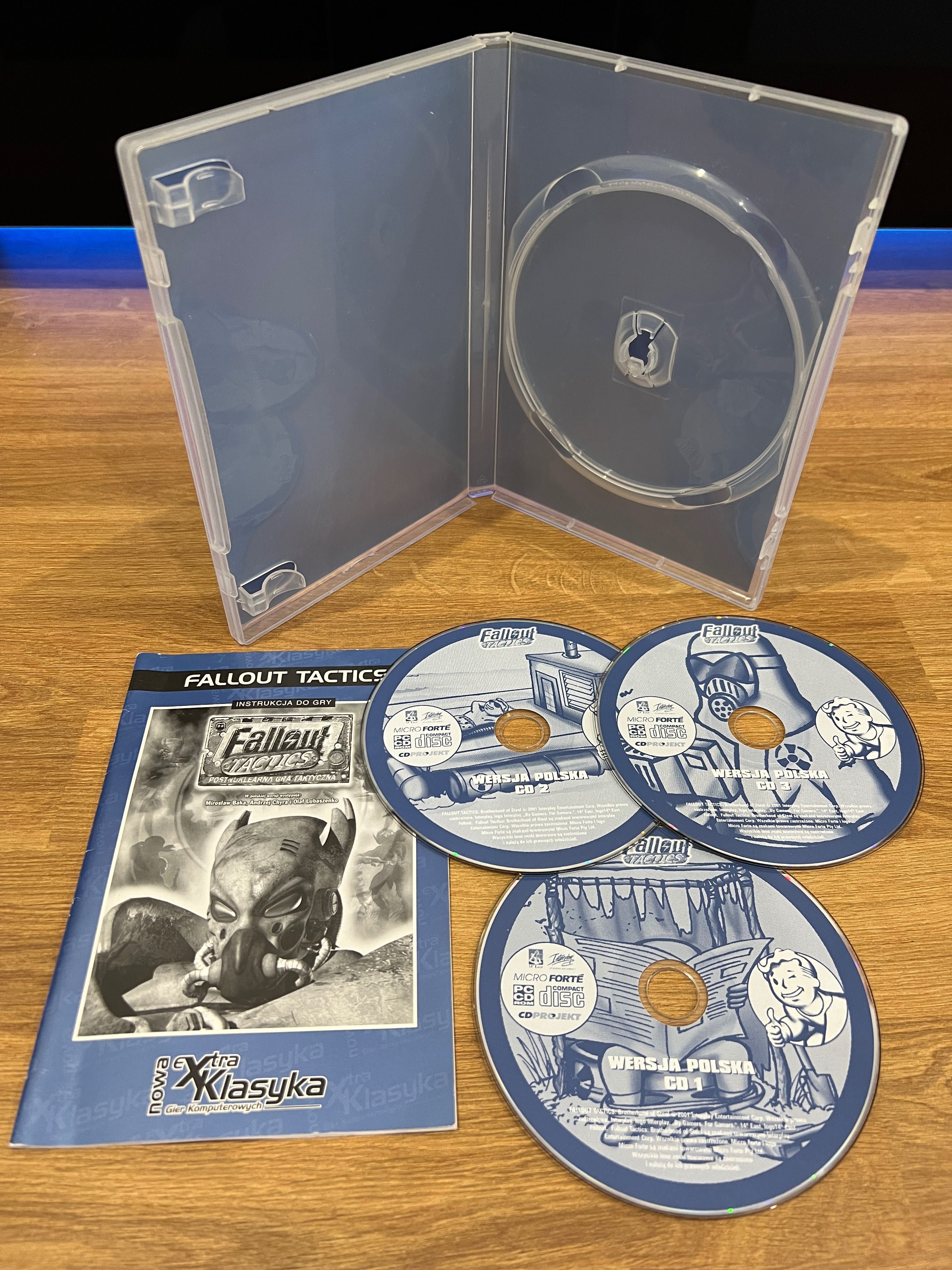 Fallout Tactics (PC PL 2001) CD BOX kompletne wydanie eXtra Klasyka