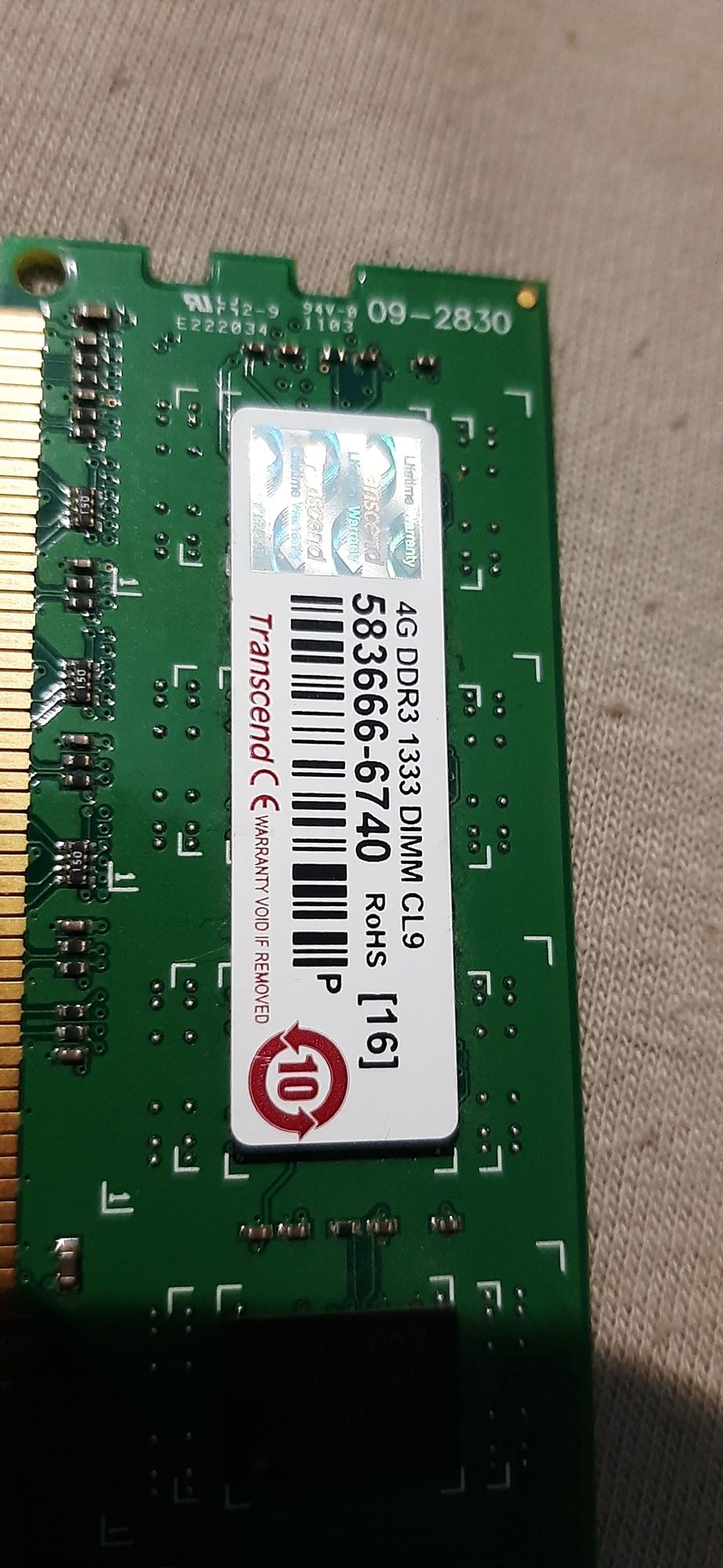 Memórias DDR 2x4gb