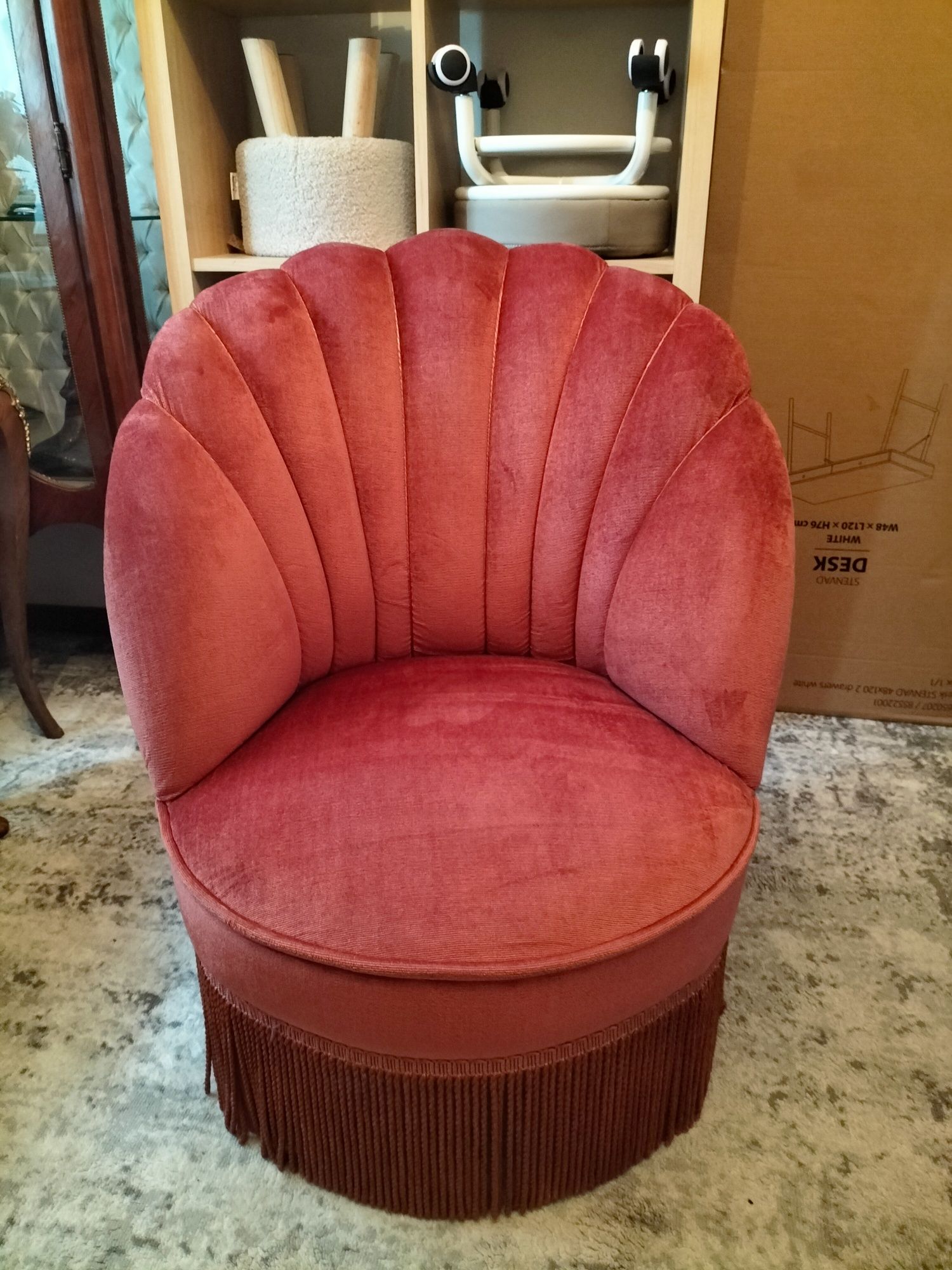 Poltrona cor coral