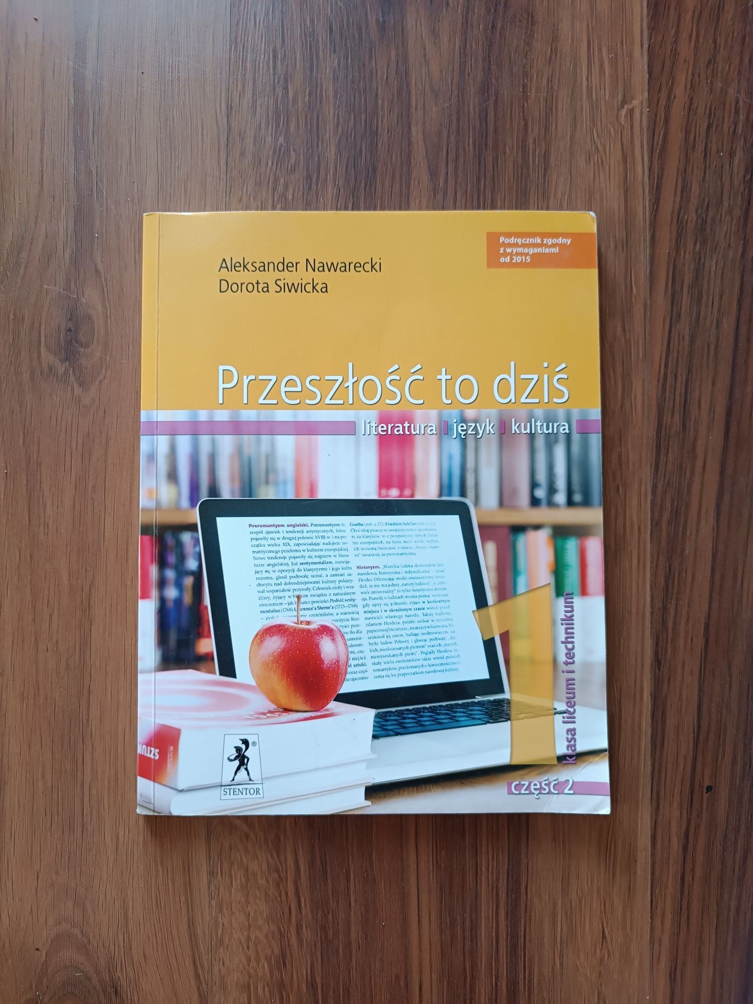 Przeszłość to dziś 1 część 2 stentor język polski