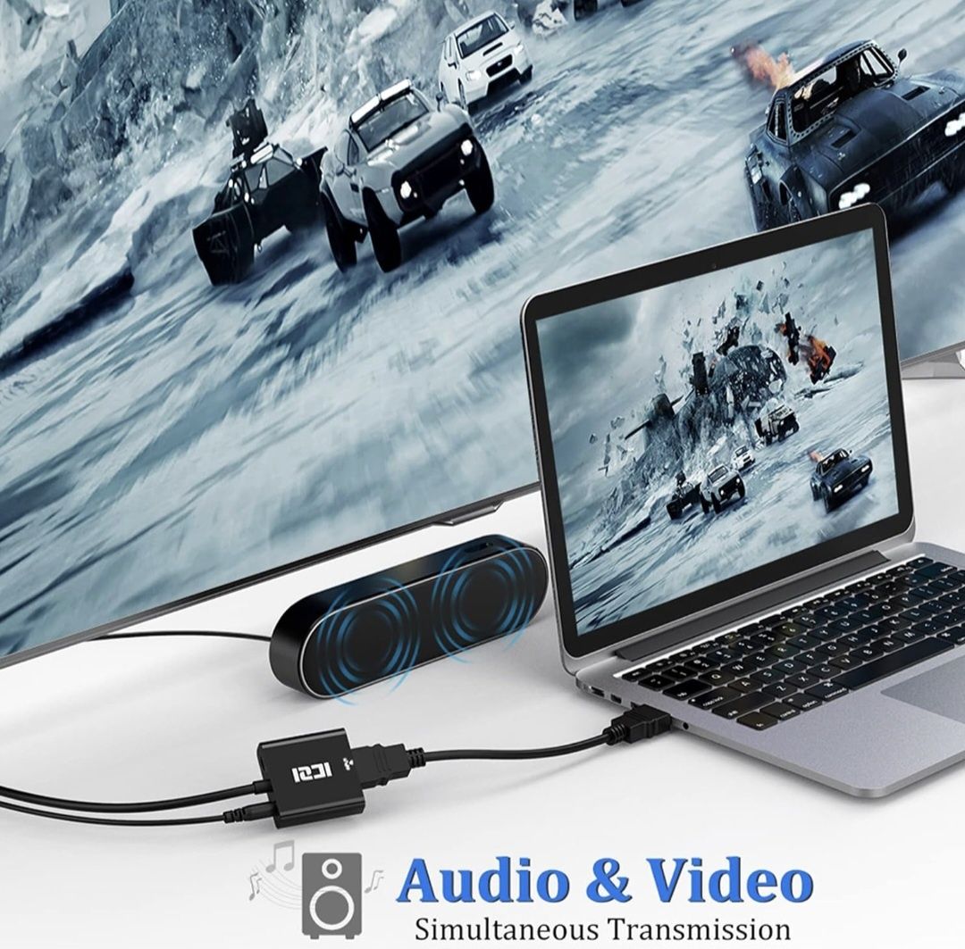 Adapter ICZI HDMI na VGA 1080P