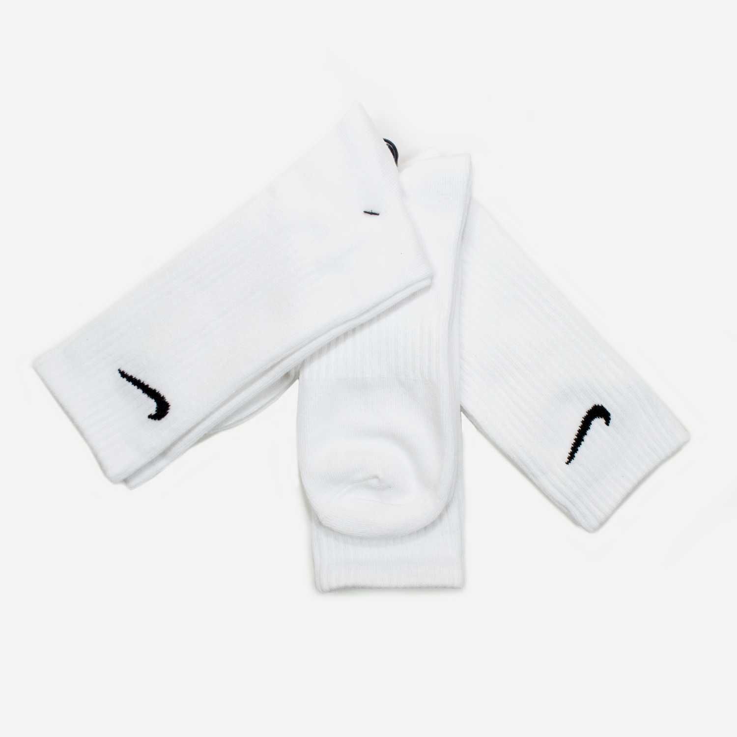 S M L Шкарпетки високі nike everyday crew носки найк білі без махри
