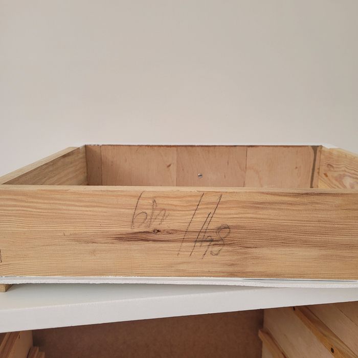 Komoda, szafka rtv z lat 60-tych polska, ręcznie robiona drewniana