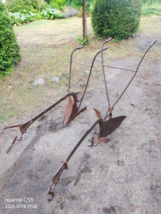 Pługi konne pług konny antyk lata 60