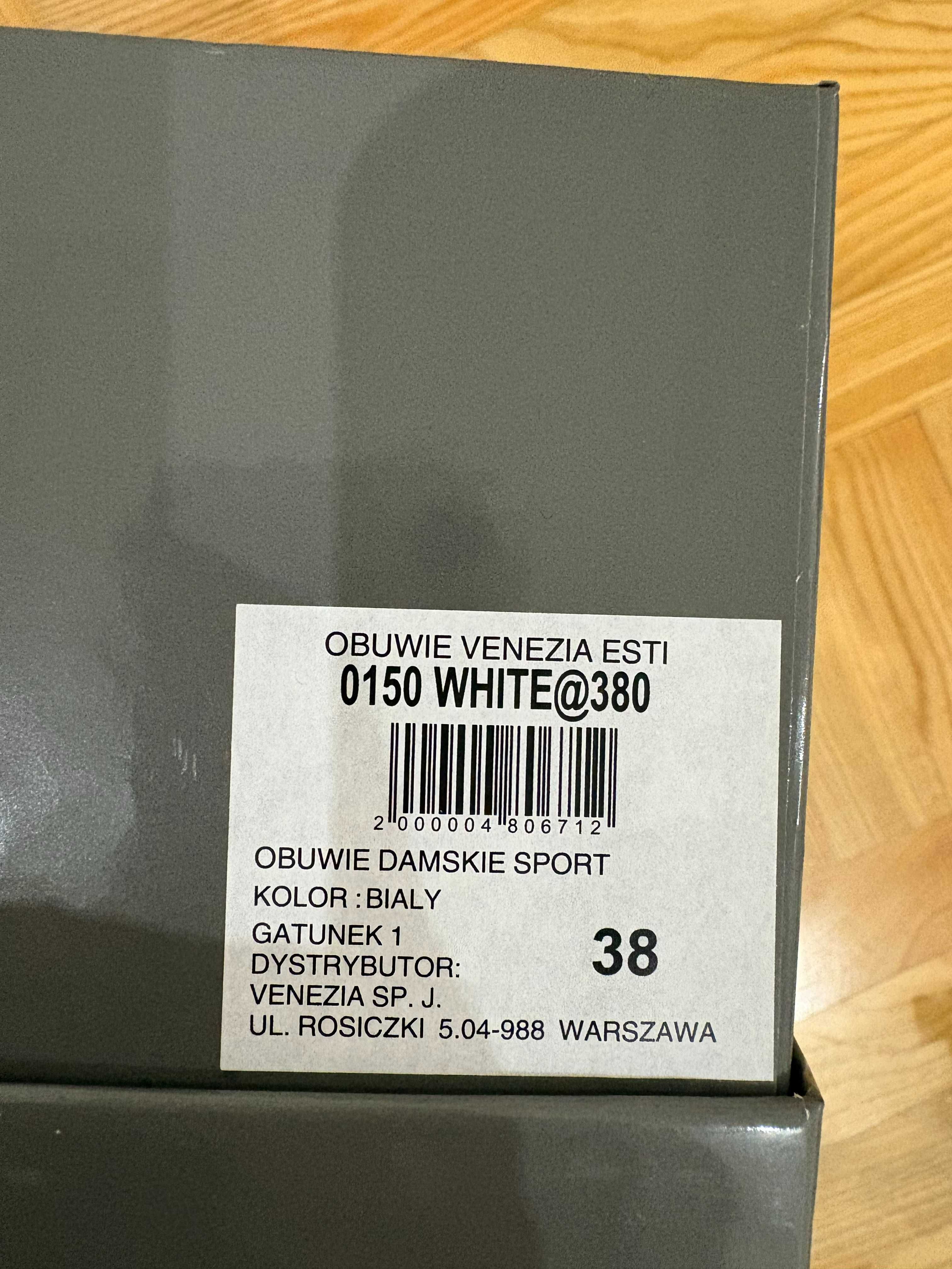 Buty tenisówki skórzane VENEZIA