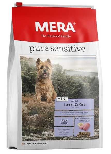 Корм MERA ps Mini Lamm&Reis для собак дрібних порід 4 кг, холистик