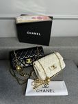 Сумка Chanel шкіра | чорна та біла