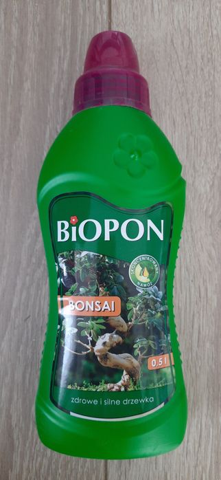 BIOPON Nawóz do bonsai 3x0,5L + 0,25L