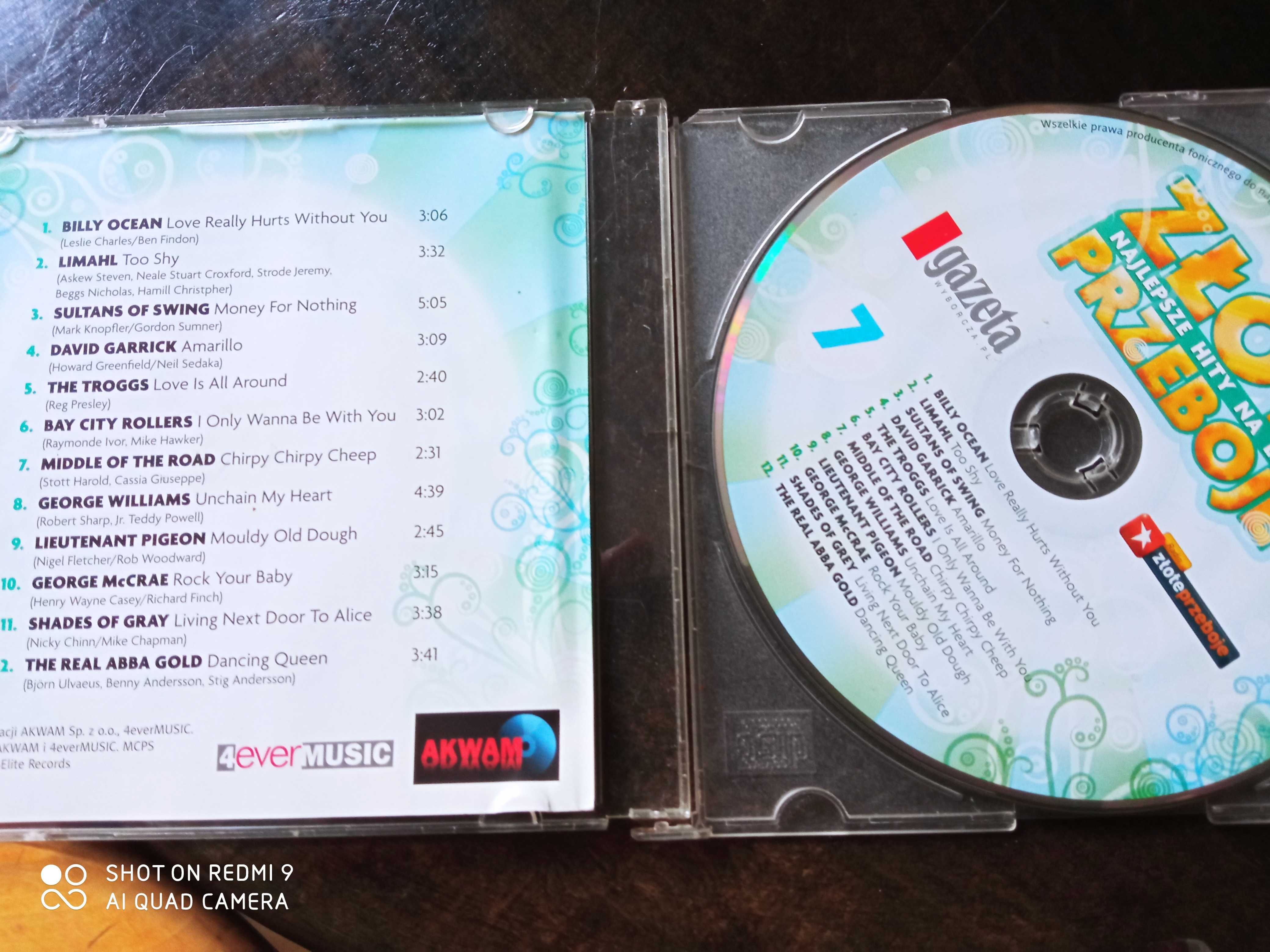 Płyta Cd Muzyka  Złote Przeboje Najlepsze Hity na Lato część 7